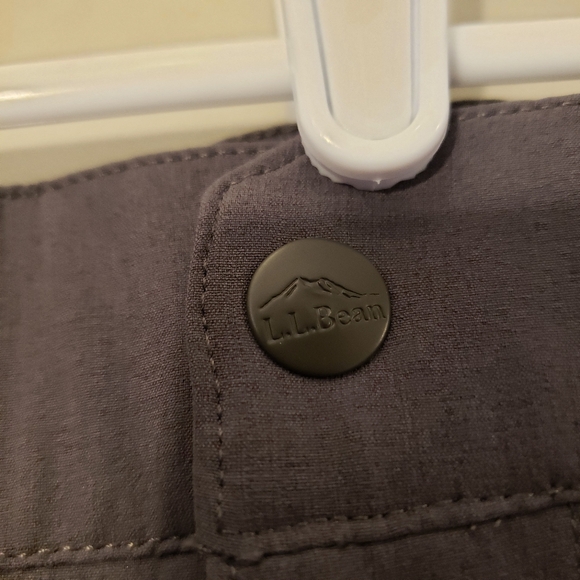 LL Bean Mens M Comfort Cycling Short W/ Liner Alloy Gray UPF 50+ Stretch 515858 - Picture 10 of 10
